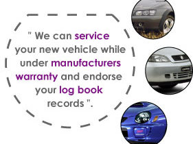 We can service your new vehicle while under manufacturers warranty and endorse your log book records.